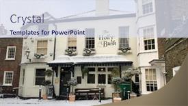  Presentation with holly - Slides consisting of hampstead-london-february-28-2018 background and a sky blue colored foreground