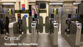  Presentation with london underground - PPT theme enhanced with hampstead-london-february-5-2018 background and a violet colored foreground