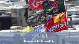  Presentation with drivers - PPT theme consisting of hampton-ga-sep-04-fans background and a seafoam green colored foreground