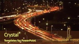  Presentation with city - PPT layouts consisting of han river - city of seoul background and a tawny brown colored foreground