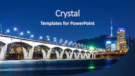  Presentation with night - Slide set having mountains in brasov county romania background and a light blue colored foreground