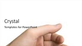  Presentation with choice - Audience pleasing slide deck consisting of hand and coin choice isolated backdrop and a white colored foreground