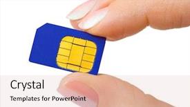  Presentation with car accident cell phone - Slides with hand and phone sim card background and a lemonade colored foreground