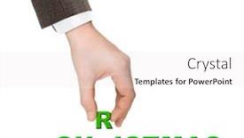  Presentation with white christmas - Slides featuring hand-and-word-christmas-isolated background and a sky blue colored foreground