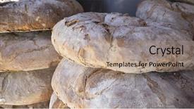  Presentation with medieval chainmail made up - Slides having hand at a medieval fair background and a coral colored foreground