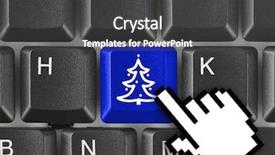  Presentation with animated christmas tree - Amazing presentation design having hand ball 2016 - computer keyboard with christmas tree backdrop and a dark gray colored foreground