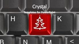  Presentation with animated christmas tree - Slide set with hand ball 2016 - computer keyboard with christmas tree background and a dark gray colored foreground