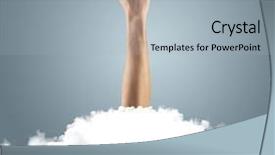  Presentation with word cloud sales tax - PPT layouts with hand breaking background and a  colored foreground