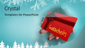  Presentation with tree silhouette - Amazing PPT layouts having hand bursting through paper against fir tree forest silhouette over blue backdrop and a light blue colored foreground