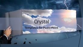  Presentation with augmented reality in lastmile - PPT theme with food and candles christmas feast background and a gray colored foreground.