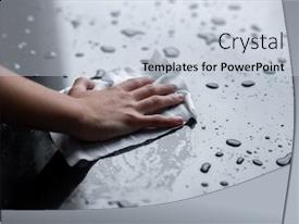 Hand Clean Cleaning Liquid Water PPT template 70 | CrystalGraphics