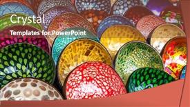  Presentation with asia traditional - Colorful slide deck enhanced with hand-crafted-lacquer-painted-traditional backdrop and a tawny brown colored foreground