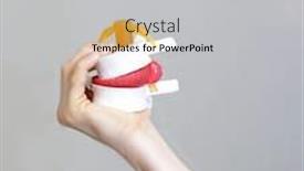  Presentation with model fromage gratuit - Audience pleasing PPT theme consisting of hand-demonstrating-model-of-intervertebral backdrop and a light gray colored foreground