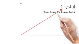  Presentation with growth chart - Colorful PPT theme enhanced with hand-drawing-a-chart-graph backdrop and a white colored foreground