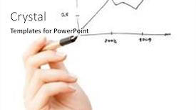  Presentation with diagram - PPT layouts featuring hand drawing diagram line isolated on white closeup background and a white colored foreground