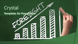  Presentation with foresight - Audience pleasing theme consisting of hand-drawing-foresight-inscription backdrop and a tawny brown colored foreground