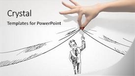  Presentation with challenge - Colorful PPT theme enhanced with texture on surface of imitation backdrop and a light gray colored foreground