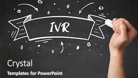  Presentation with hand drawn cartoon of sports - PPT theme featuring hand-drawing-ivr-abbreviation background and a dark gray colored foreground