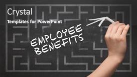  Presentation with concept - PPT theme having hand-drawing-new-business-concept background and a dark gray colored foreground