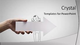  Presentation with paper hand drawn politics - Cool new PPT theme with hand drawing sketches with pencil backdrop and a light gray colored foreground