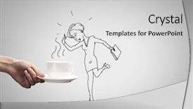  Presentation with hand drawn cartoon of sports - Slide set with hand drawing sketches with pencil background and a light gray colored foreground