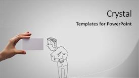  Presentation with hand drawn cartoon of sports - PPT theme enhanced with hand drawing sketches with pencil background and a  colored foreground