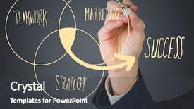  Presentation with hand drawn school - Amazing PPT theme having hand drawing yellow venn diagram backdrop and a dark gray colored foreground