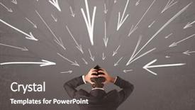  Presentation with arrows - Presentation consisting of hand drawn arrows pointing background and a dark gray colored foreground