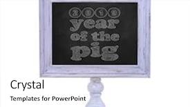  Presentation with chinese new year 2019 - Cool new PPT layouts with hand drawn lettering for chinese backdrop and a white colored foreground