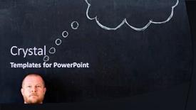  Presentation with business casual - Beautiful slides featuring hand-drawn-speech-bubble backdrop and a wine colored foreground