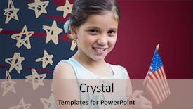  Presentation with maroon - Presentation theme enhanced with hand drawn star pattern background and a coral colored foreground