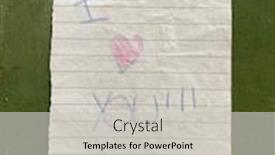  Presentation with mothers day - Beautiful PPT layouts featuring hand-drawned-grunge-heart backdrop and a light gray colored foreground