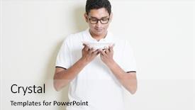  Presentation with indian food - Cool new presentation with hand enjoying the food backdrop and a light gray colored foreground