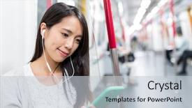  Presentation with free helping hand - Cool new slides with hand free inside train backdrop and a lemonade colored foreground