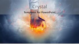  Presentation with fire - Cool new theme with hand hits strongly and makes fire beam backdrop and a light blue colored foreground