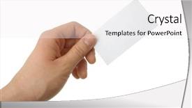  Presentation with paths - Colorful presentation theme enhanced with business card with clipping path backdrop and a white colored foreground