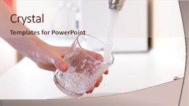  Presentation with water glass - Colorful PPT layouts enhanced with strategy planning organization marketing concept backdrop and a light gray colored foreground.