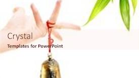  Presentation with hand holding plant - 