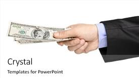  Presentation with hand cute dolls and toy - Slide set having elderly birthday or birth anniversary background and a wine colored foreground