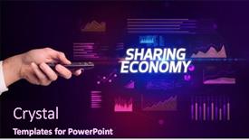  Presentation with sharing - Audience pleasing slides consisting of hand-holding-wireless-peripheral backdrop and a wine colored foreground