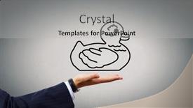  Presentation with rubber duck - Presentation design featuring hand-holding-yellow-toy-rubber background and a light gray colored foreground