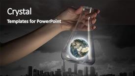  Presentation with nasa - Slide deck consisting of hand holds flask with images on varied background elements of this image are furnished by nasa background and a dark gray colored foreground