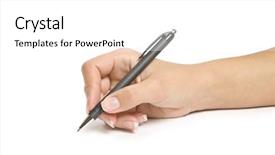  Presentation with old fashion pen rizal - Theme consisting of hand isolated on white background background and a white colored foreground