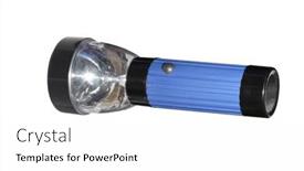  Presentation with lantern - Slide deck featuring hand lantern under the light background background and a white colored foreground