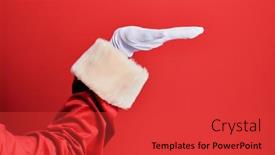  Presentation with product - Amazing slide set having hand-of-a-man-wearing backdrop and a red colored foreground