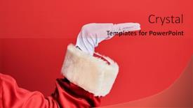  Presentation with product - Beautiful presentation design featuring hand-of-a-man-wearing backdrop and a red colored foreground