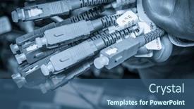  Presentation with optic - PPT layouts with hand-of-administrator-holding-bunch background and a ocean colored foreground