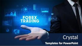  Presentation with motivational - Slides with hand-of-businessman-holding-motivational background and a navy blue colored foreground