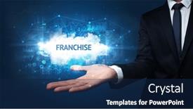  Presentation with motivational - Presentation with hand-of-businessman-holding-motivational background and a navy blue colored foreground