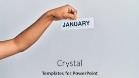  Presentation with paper - Slides featuring hand-of-caucasian-man-holding and a light gray colored foreground